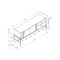 Monarch Specialties Tv Stand, 60 Inch, Console, Storage Cabinet, Living Room, Bedroom, Grey Laminate I 2739 - alternate 2